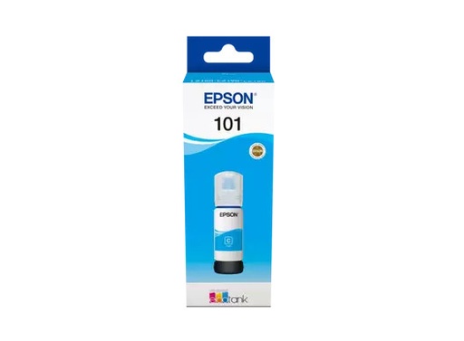 [C13T03V24A] Bouteille D'encre EPSON 101 EcoTank Cyan Pour ITS L6170 L4160 L4150 L6190 L6160