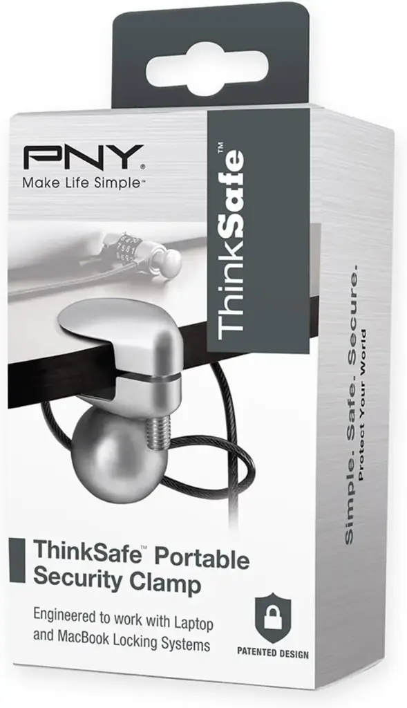 Câble De Sécurité PNY P-TSUC1-RB Pour Laptop à Code