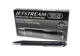 Stylo UNIBALL JetStream 1.0mm Rétractable Noir