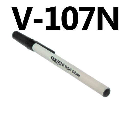 Stylo à Bille VERTEX 107 1.0mm Noir