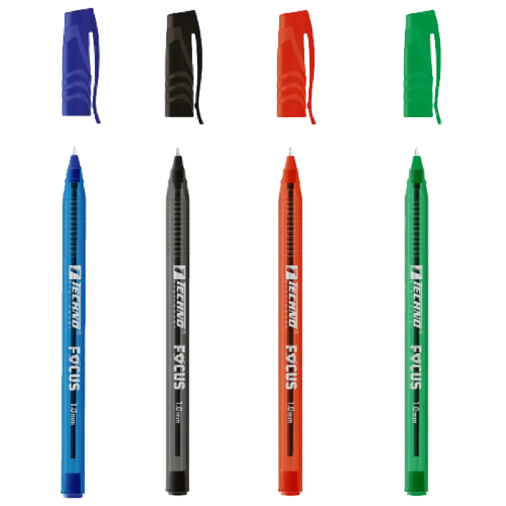 Stylo à Bille TECHNO Focus 1.0mm Multi Couleurs