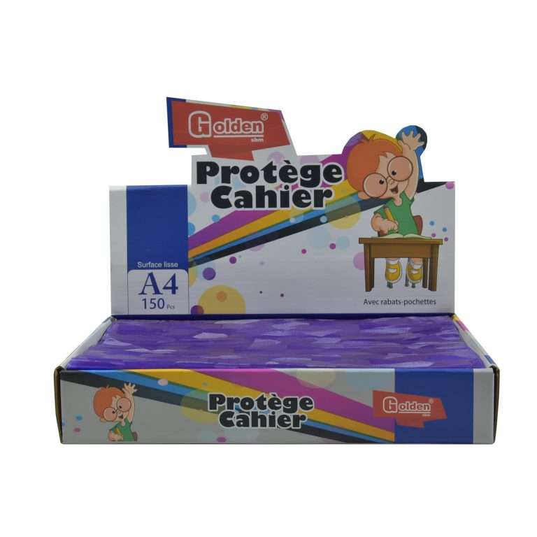 Protège Cahier GOLDEN A4 GM TP Violet