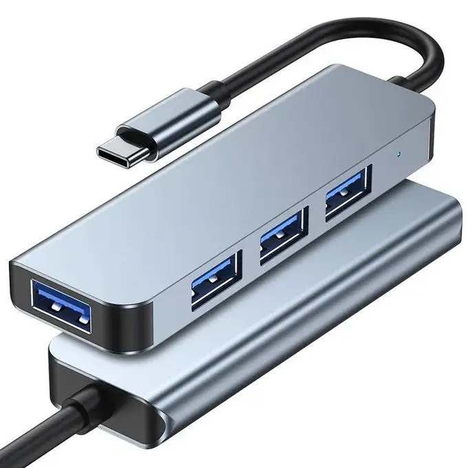 HUB 2in1 USB 3.0 4 Ports avec Support USB Type-C