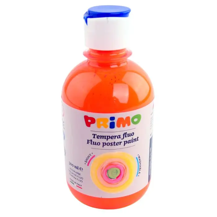 Peinture Gouache PRIMO Haute Qualité 300ml Orange Fluo
