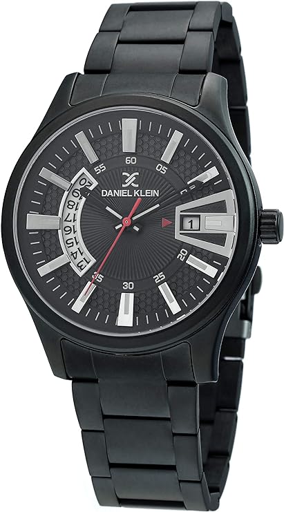 Montre Pour Homme DANIEL KLEIN DK12313 Bracelet En Acier Noir