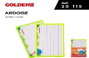 Ardoise GOLDEN Jungle Blanc-Lignée