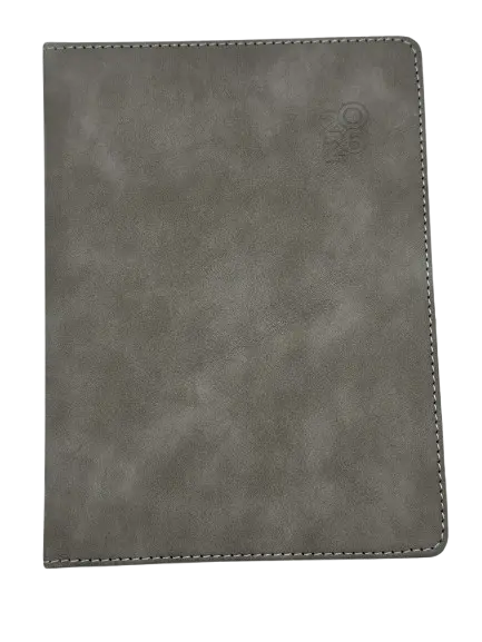 Agenda Journalier SAMBRA A5 2026 Texturée / Type Suédine Gris 2722-G 