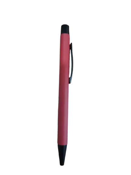 Stylo De sérigraphie A bille En Métal Tactile Rouge