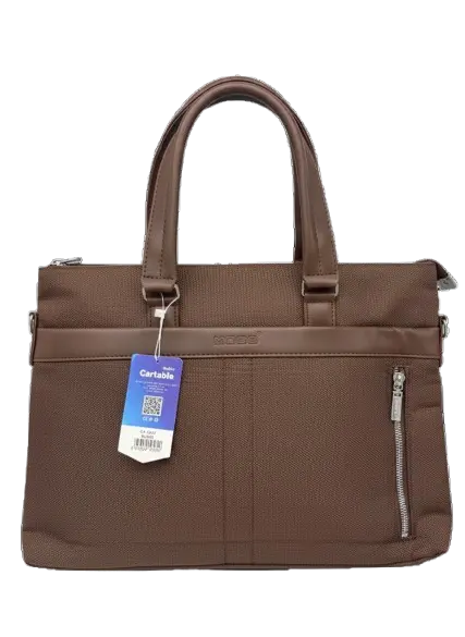 Sac Cartable Pour Femme MOBS En Polyester Marron CA-0522 