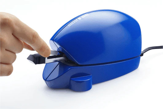 Agrafeuse Electrique NOVUS B10 EL 10 Feuilles en Plastique Bleu