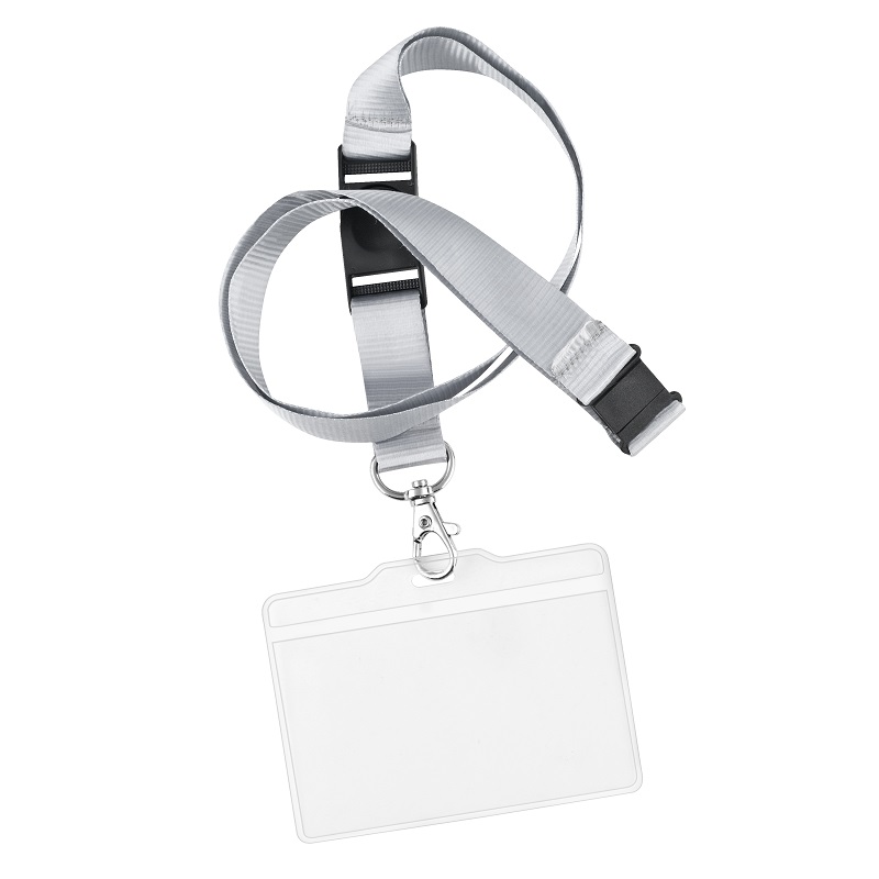 Cordon Pour Badge 10mm Avec Sécurité Blanc