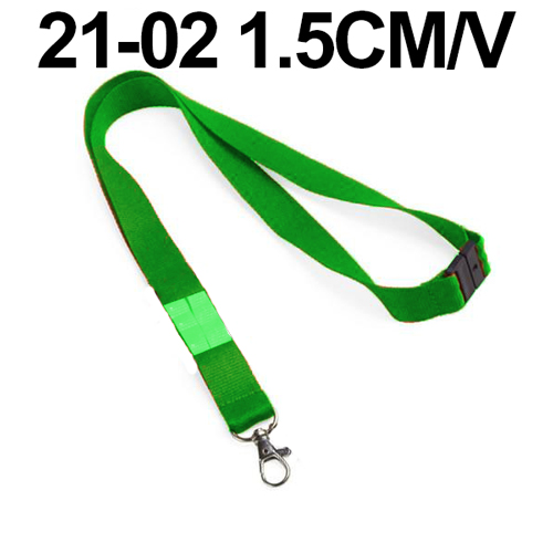 Cordon Pour Badge 1.5cm Avec Sécurité Vert