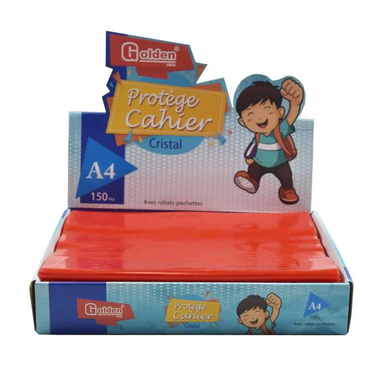 Protège Cahier GOLDEN A4 GM TP Rouge