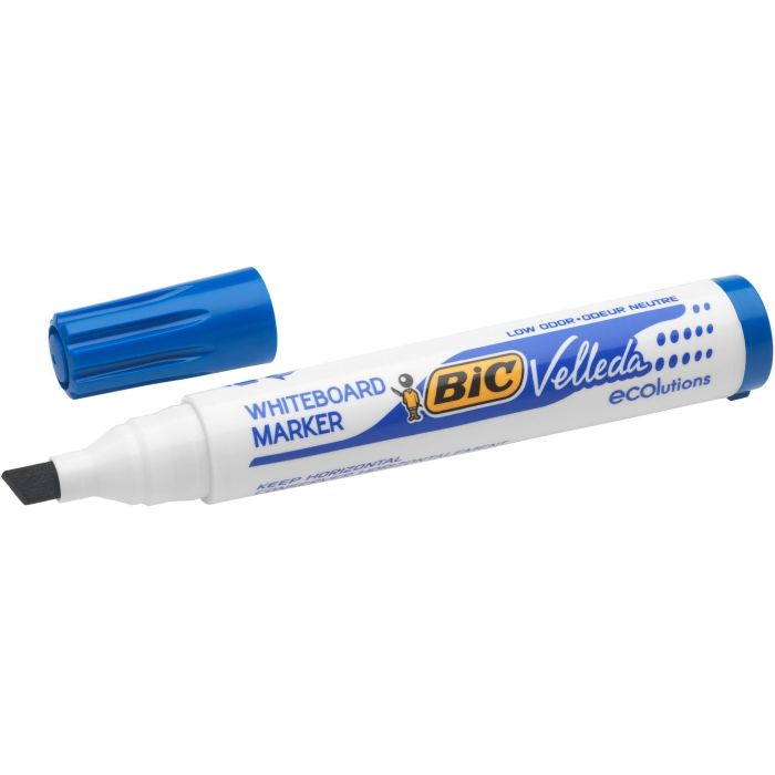 Marqueur Tableau Blanc BIC Velleda 1751 en Biseau Bleu