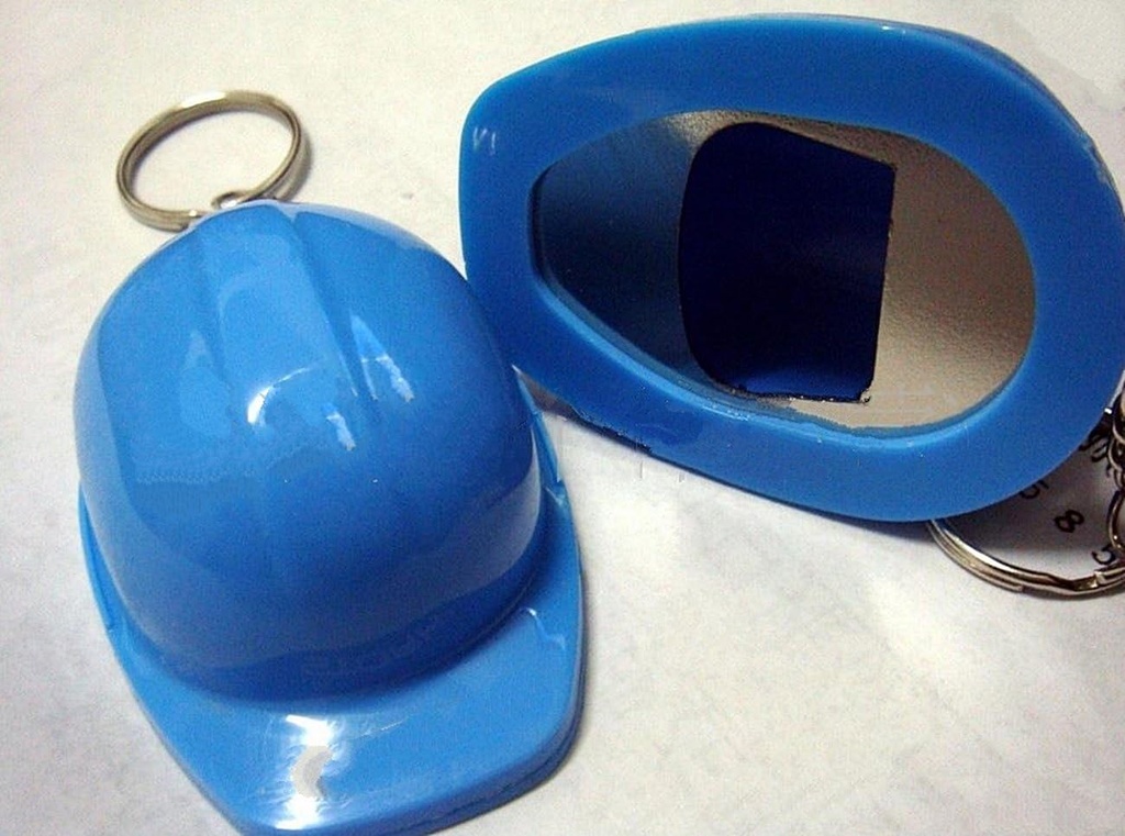 Porte clé Ouvre bouteille Forme Casque Bleu