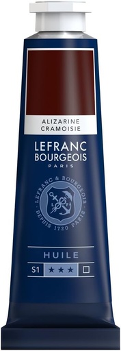 [810013] Tube Peinture à L'huile Fine LEFRANC BOURGEOIS 40ml Alizarine Cramoisie
