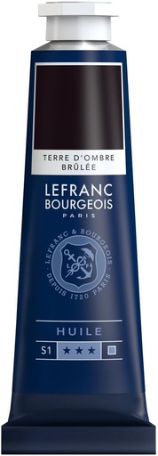[810039] Tube Peinture à L'huile Fine LEFRANC BOURGEOIS 40ml Terre D'Ombre Brûlée
