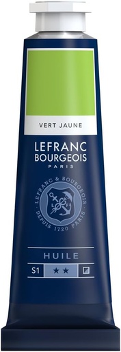 [810030] Tube Peinture à L'huile Fine LEFRANC BOURGEOIS 40ml Vert Jaune