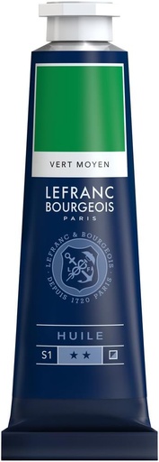 [810028] Tube Peinture à L'huile Fine LEFRANC BOURGEOIS 40ml Vert Moyen