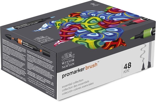 [290080] Marqueurs Brush WINSOR & NEWTON  Multicouleur
